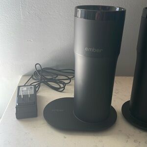 Ember 12oz black temperature control thermos